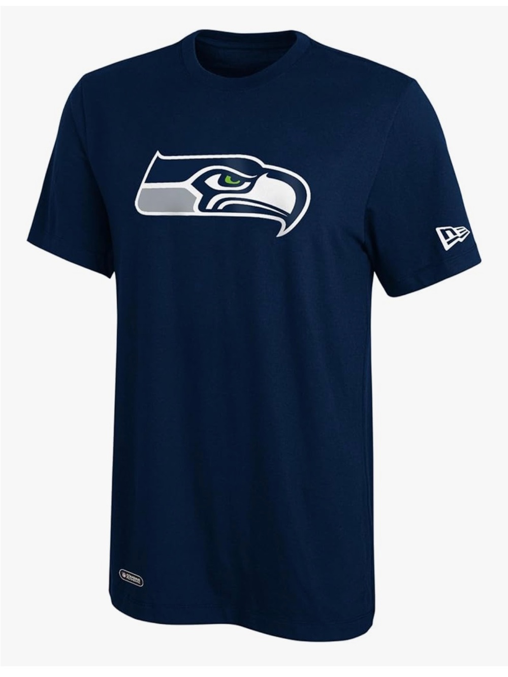 New Era Navy Seattle Seahawks Logo Short Sleeve Tee